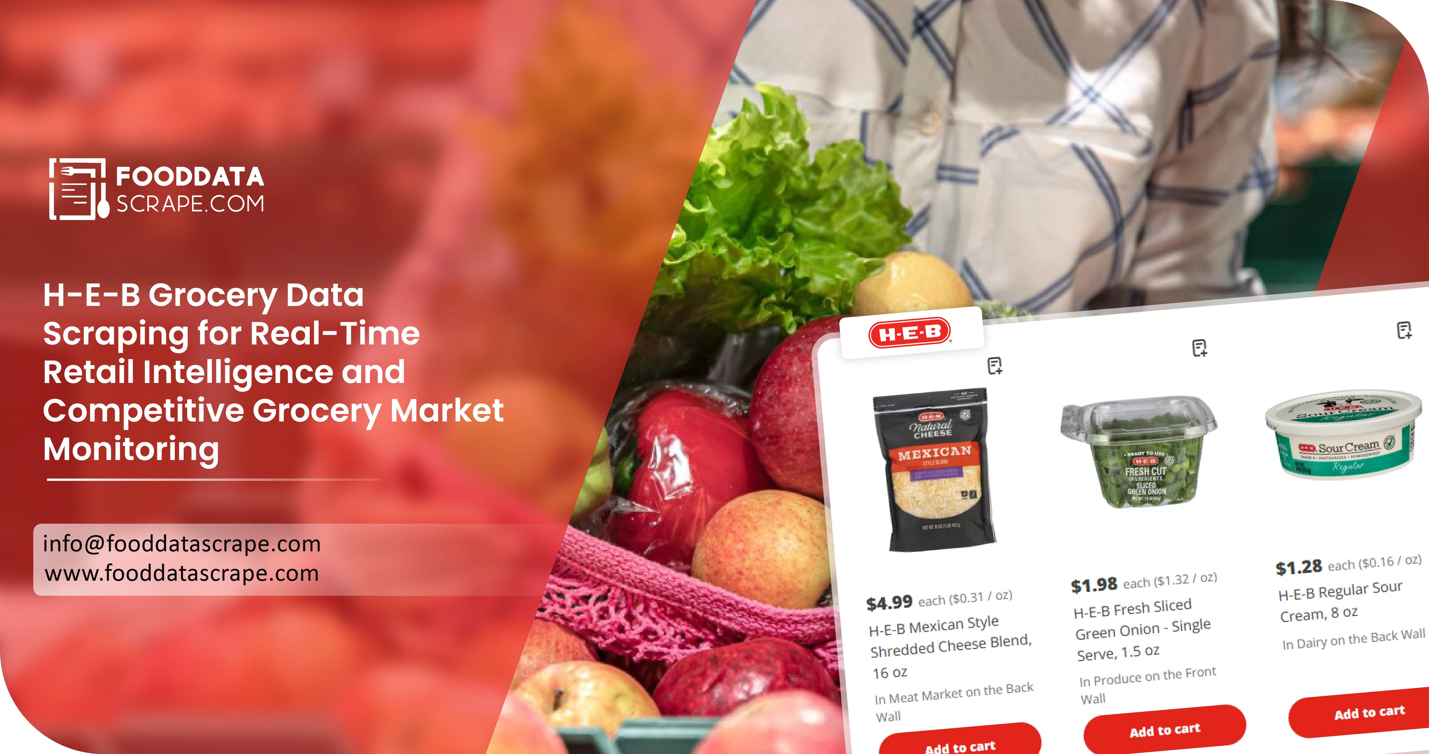 H-E-B Grocery Data Scraping for Real-Time Retail Intelligence and Competitive Grocery Market
                        Monitoring